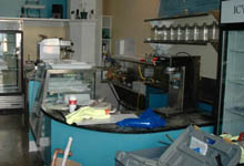 Cafe remodeling on Grand Street, Los Angeles, CA