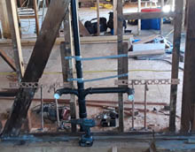 New copper repiping near Chandler and Whitsett Ave, Los Angeles, CA