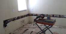 Gas pipe installation in a remodeled kitchen in Fairfax District, Los Angeles, CA
